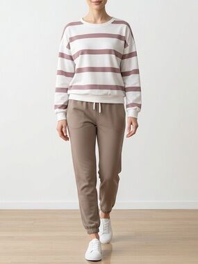 Taupe Drawstring Jogger Pants - Women's Casual Sweatpants